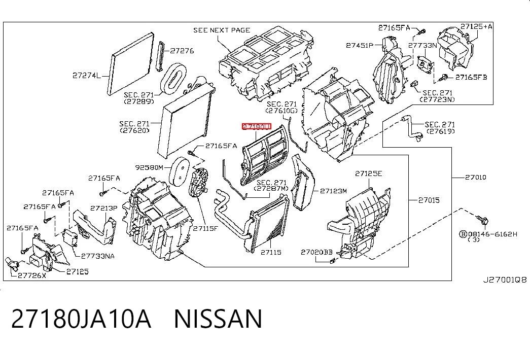 27180JA10A Nissan/Infiniti