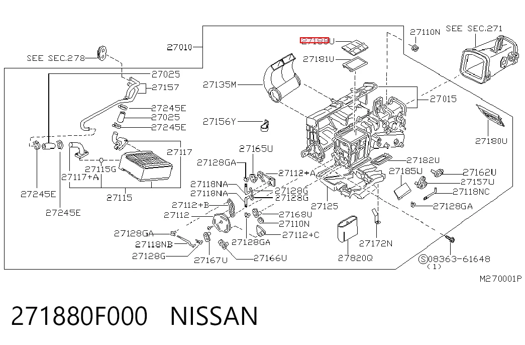 271880F000 Nissan/Infiniti