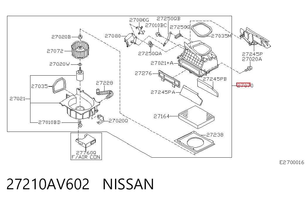 27210AV602 Nissan/Infiniti