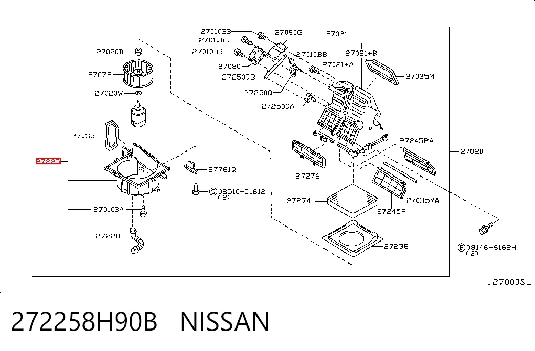 272258H90B Nissan/Infiniti