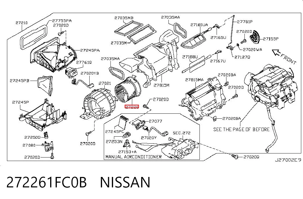 272261FC0B Nissan/Infiniti