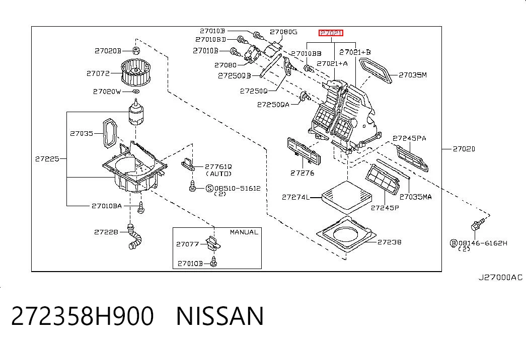 272358H900 Nissan/Infiniti