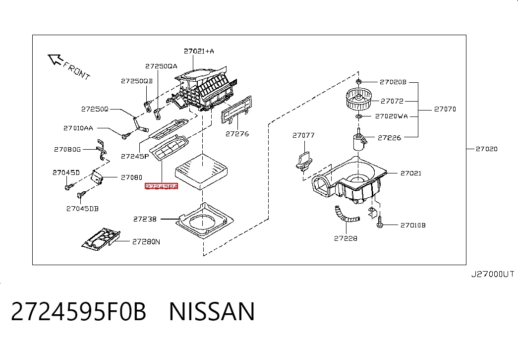 2724595F0B Nissan/Infiniti