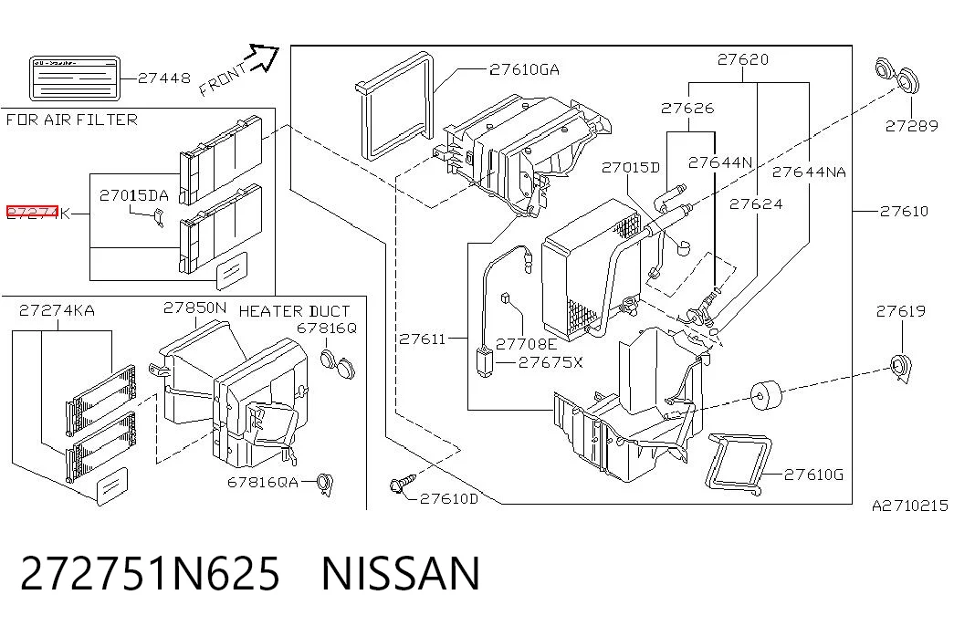 272751N625 Nissan/Infiniti