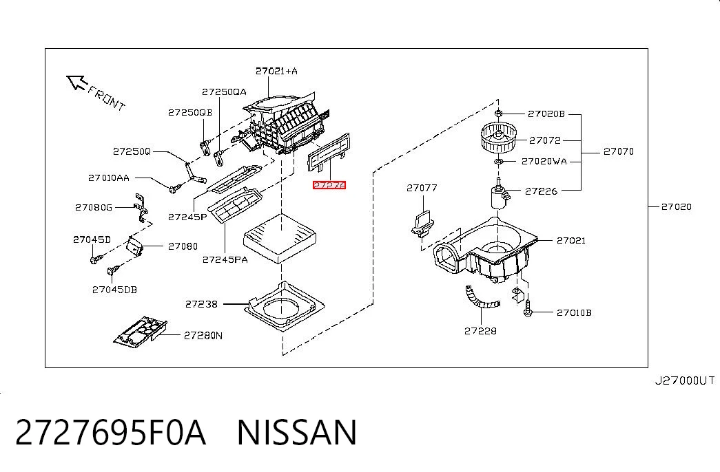 2727695F0A Nissan/Infiniti