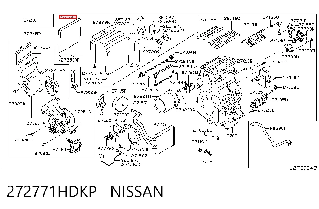 272771HDKP Nissan/Infiniti