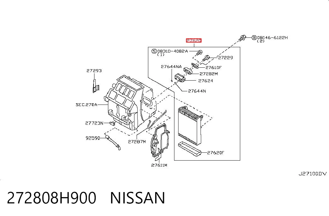 Comprar Evaporador de aire acondicionado Nissan X-Trail T30 a bajo precio