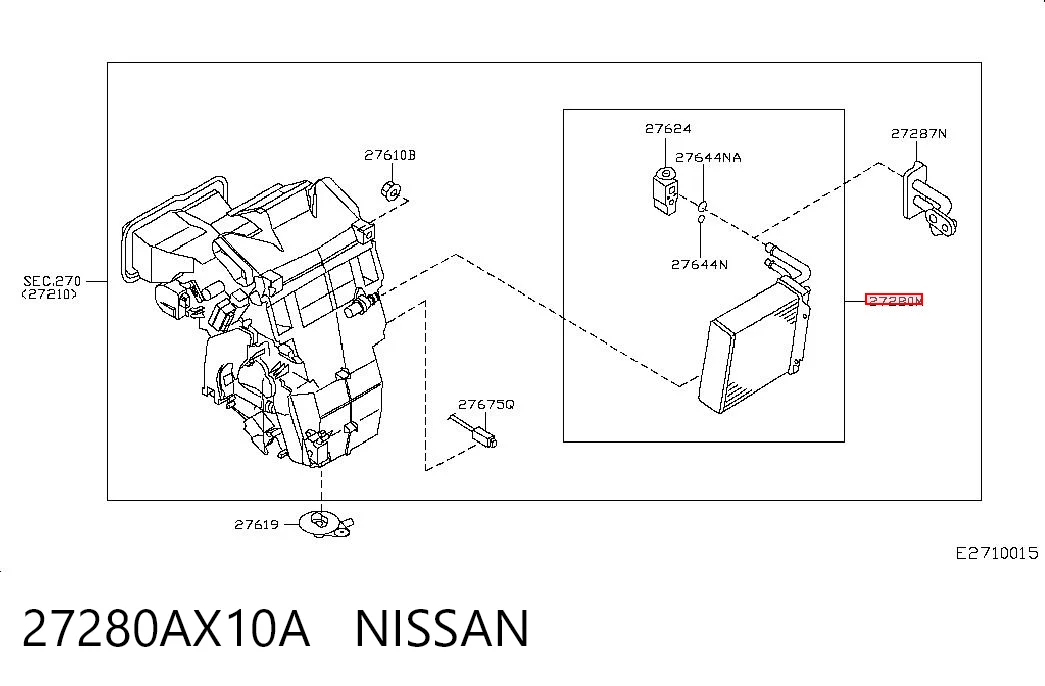 27280AX10A Nissan/Infiniti