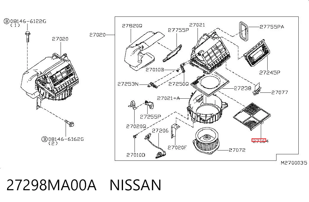 27298MA00A Nissan/Infiniti