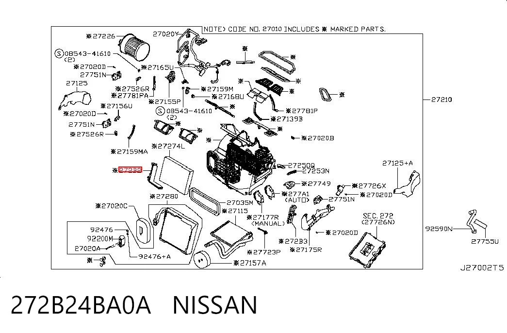 272B24BA0A Nissan/Infiniti