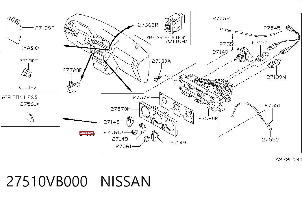 27510VB000 Nissan/Infiniti