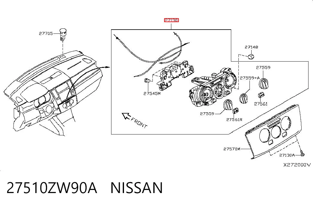 Comprar Módulo de modos de calefacción/aire acondicionado Nissan Tiida  C11X a bajo precio