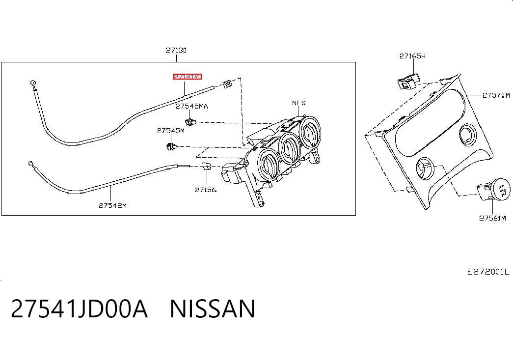 27541JD00A Nissan/Infiniti