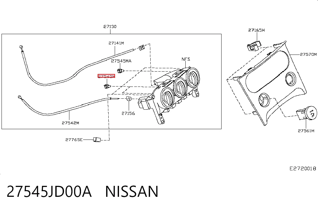 27545JD00A Nissan/Infiniti
