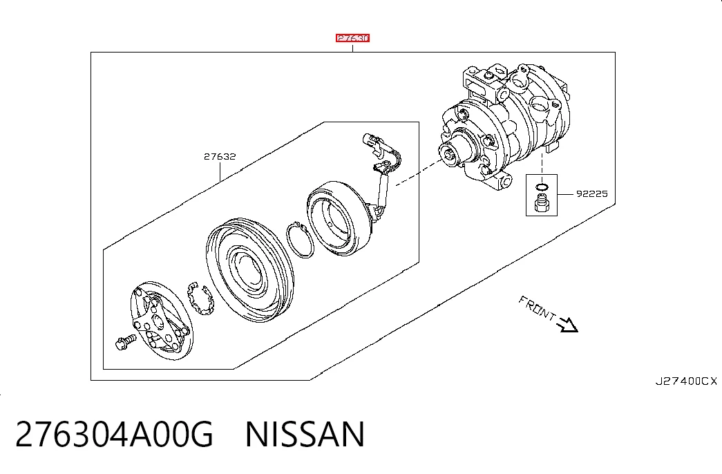 276304A00G Nissan/Infiniti