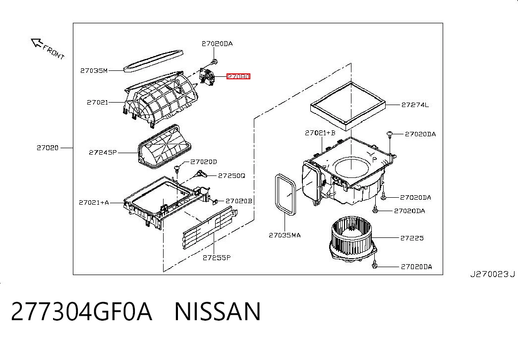 277304GF0A Nissan/Infiniti