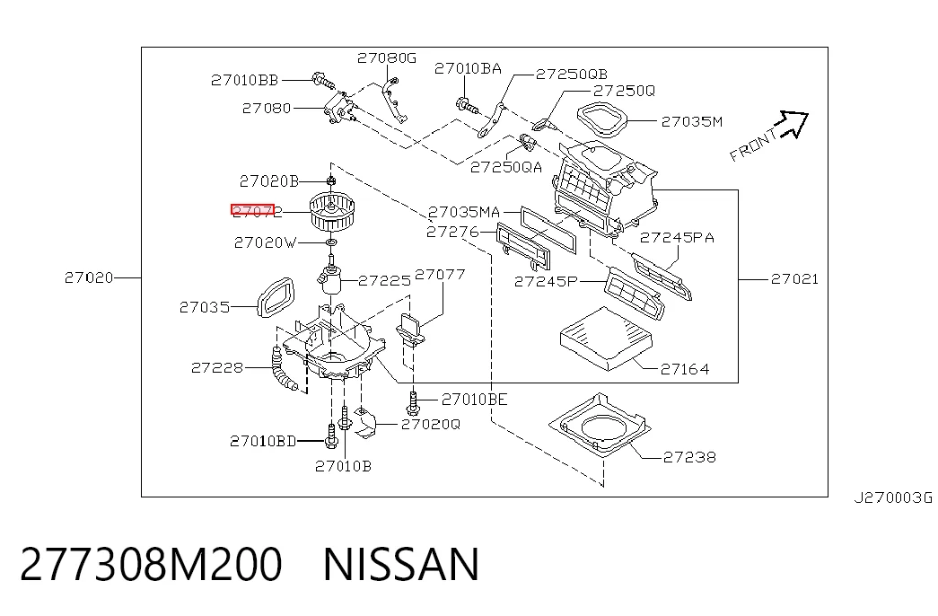  Ventilador habitáculo Nissan Primera 