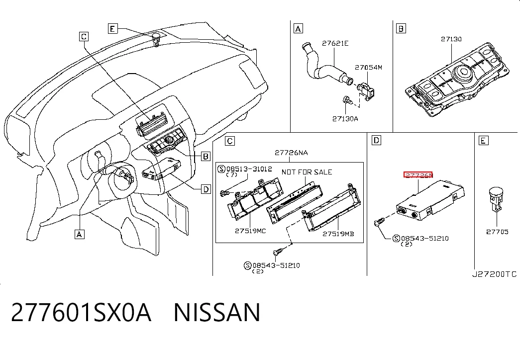 277601SX0A Nissan/Infiniti