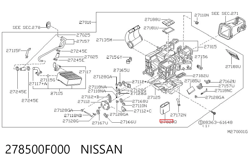 278500F000 Nissan/Infiniti