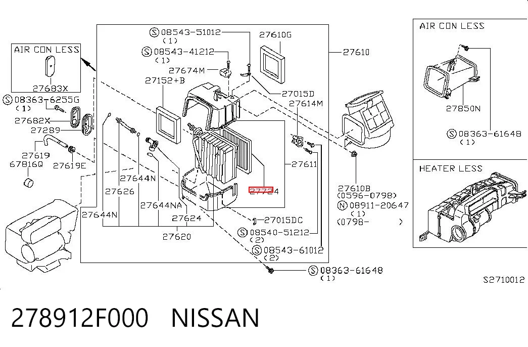  Filtro de habitáculo Nissan Terrano 1