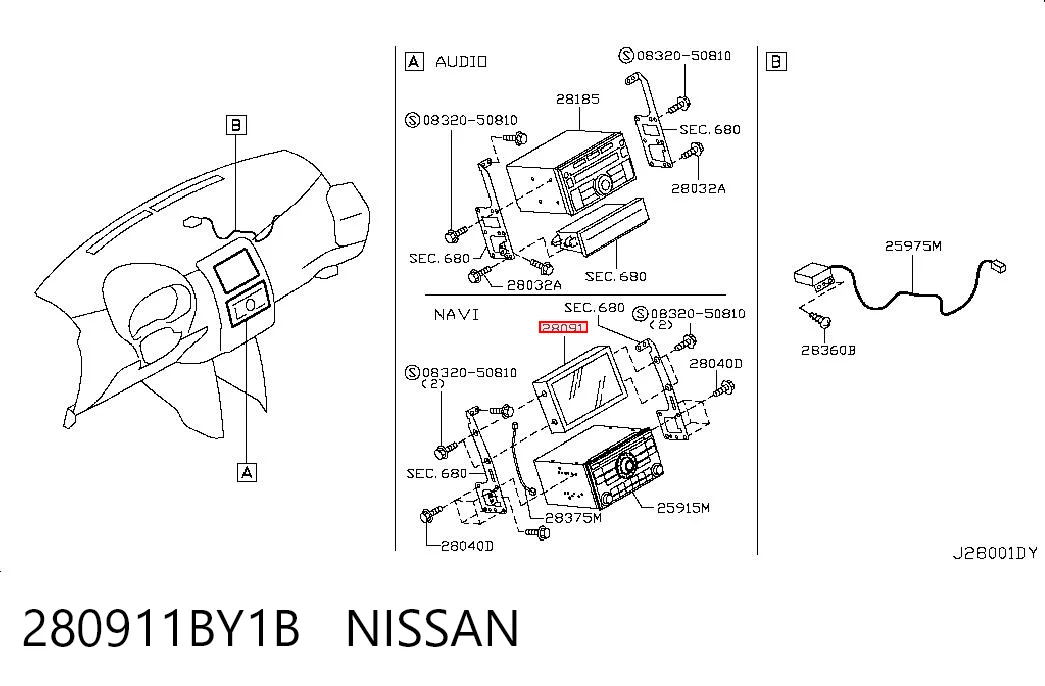 Comprar Pantalla multifunción Nissan X-Trail  T31 a bajo precio