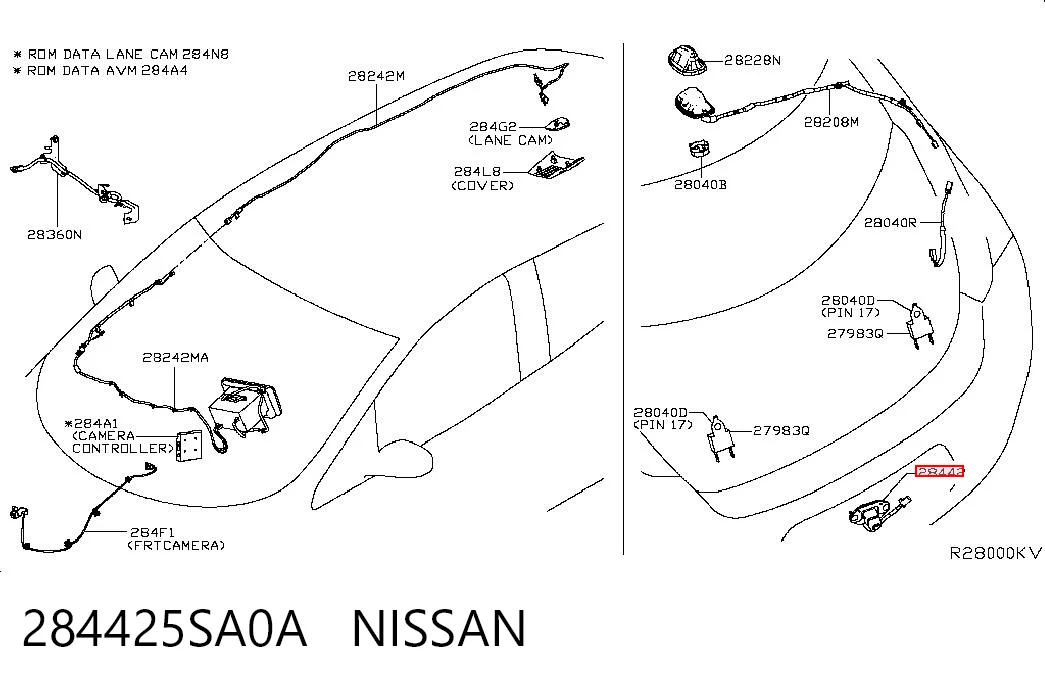 284425SA0A Nissan/Infiniti