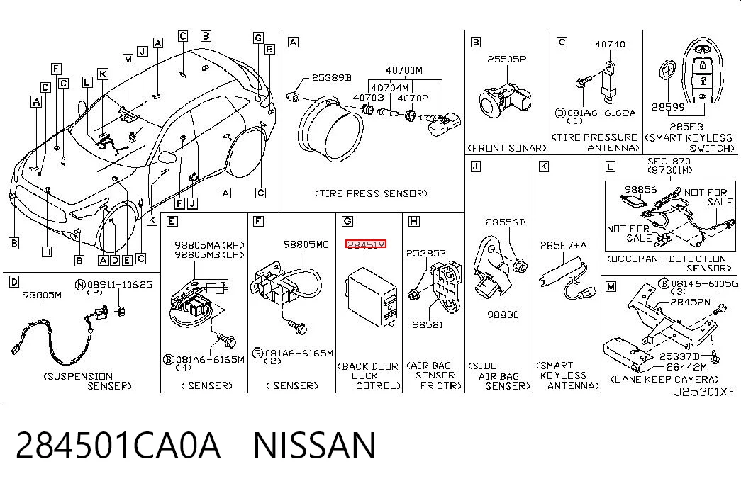 284501CA0A Nissan/Infiniti