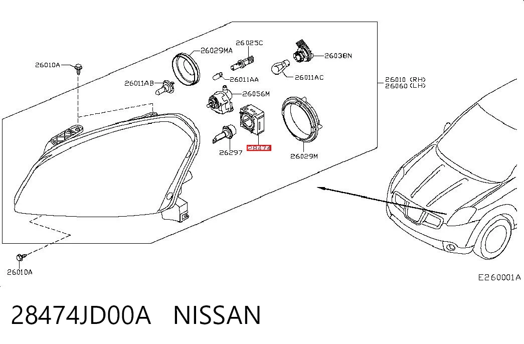 28474JD00A Nissan/Infiniti