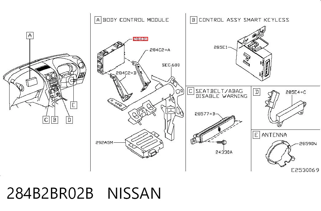 Comprar Módulo de confort Nissan Qashqai J10 a bajo precio