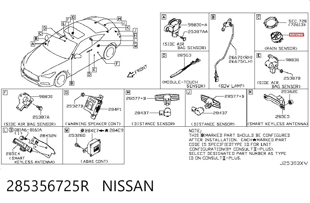285356725R Nissan/Infiniti