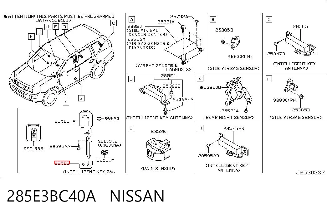 285E3BC40A Nissan/Infiniti