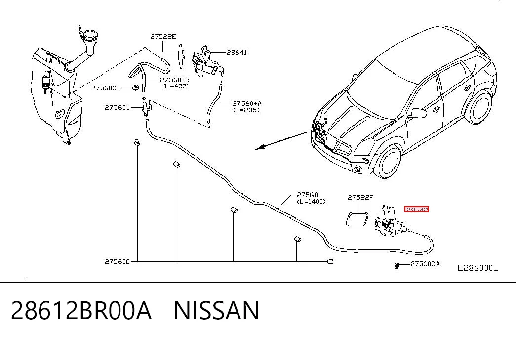 28612BR00A Nissan/Infiniti