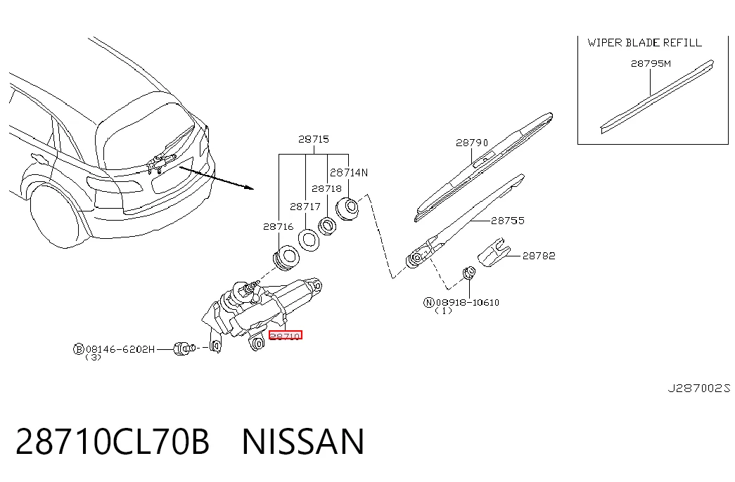 28710CL70B Nissan/Infiniti