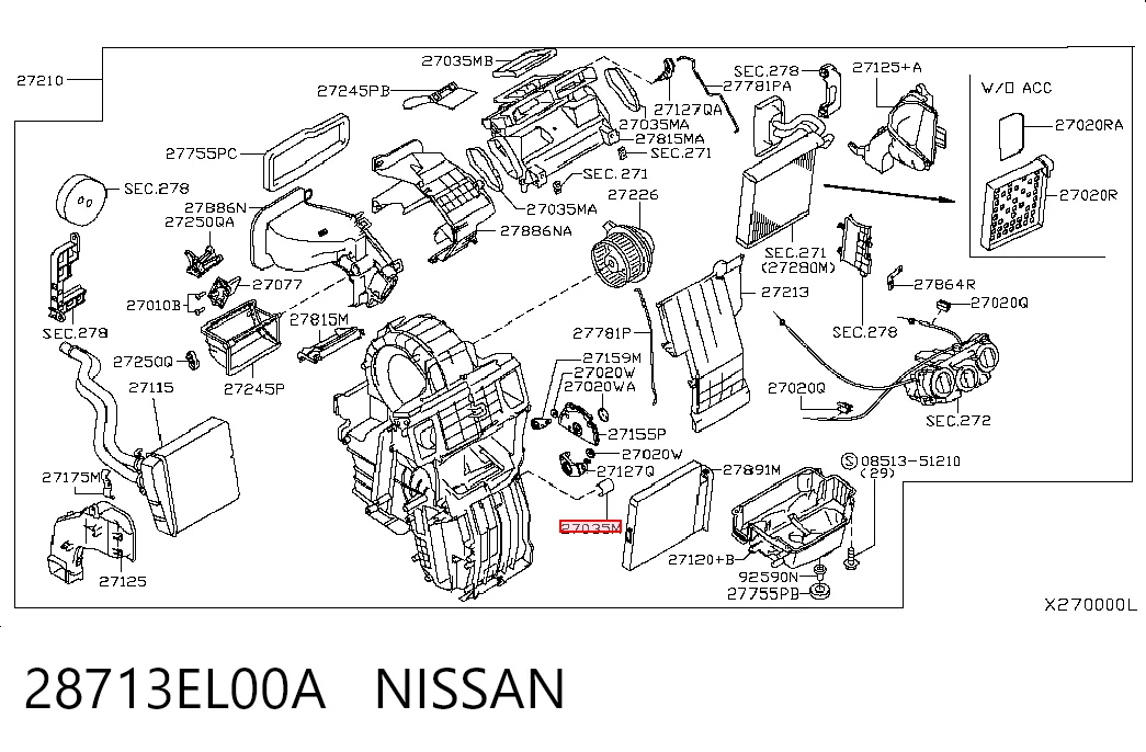 28713EL00A Nissan/Infiniti