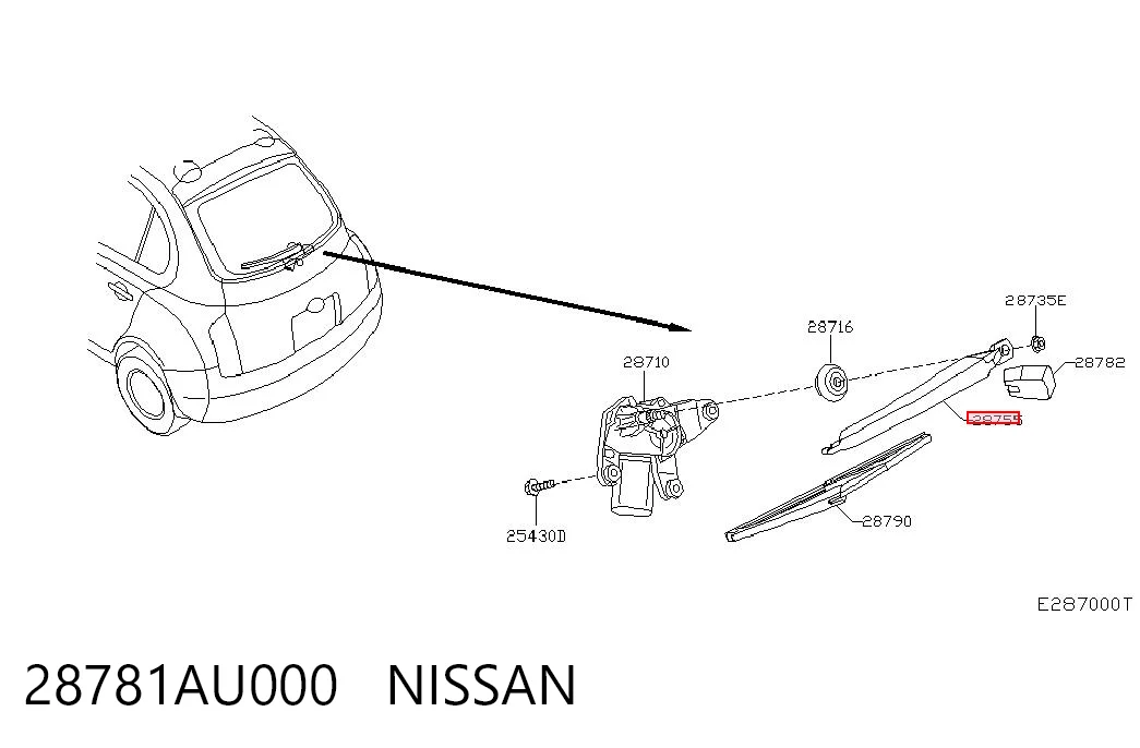 28781AU000 Nissan/Infiniti