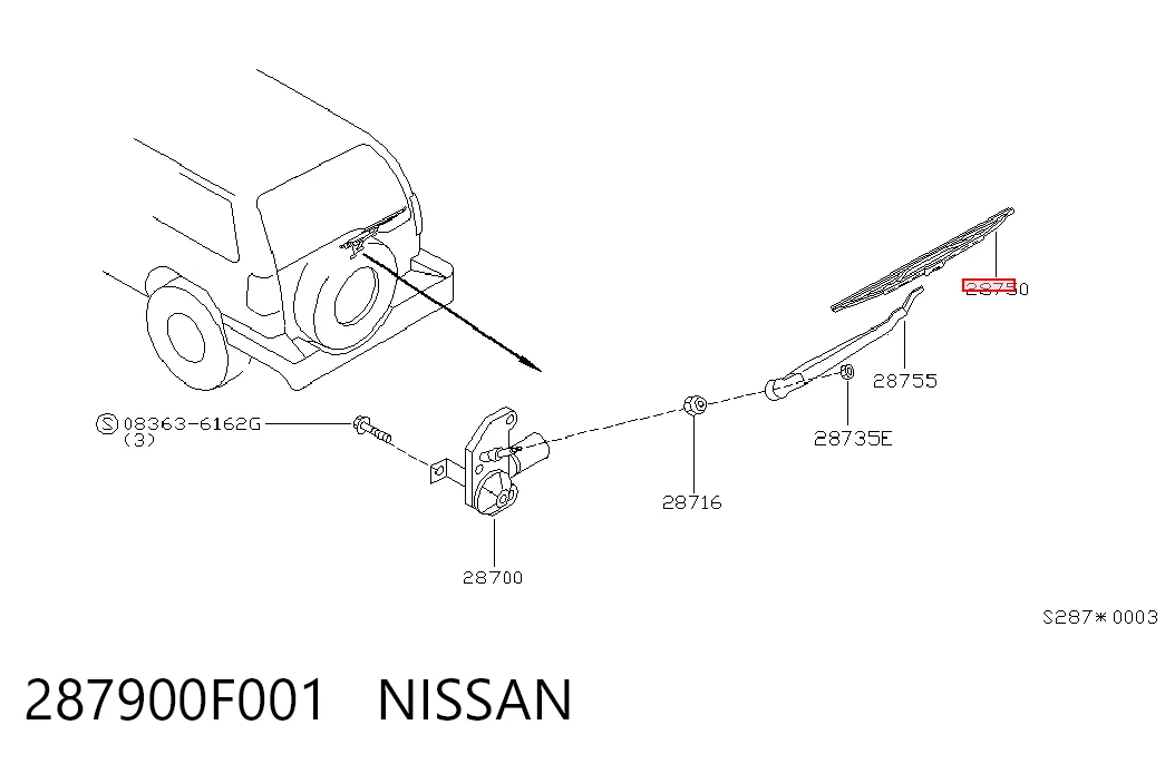 287900F001 Nissan/Infiniti