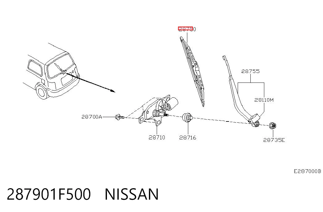 287901F500 Nissan/Infiniti