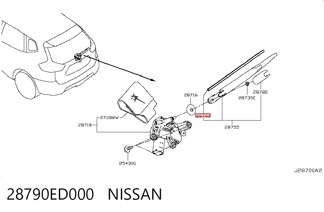 Limpiaparabrisas trasero para Ford Fiesta Mk6 CB1