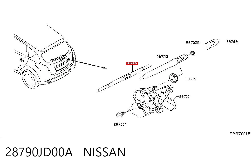  Limpiaparabrisas traseros Ford Fiesta 