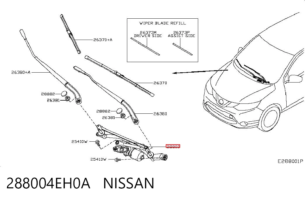 288004EH0A Nissan/Infiniti