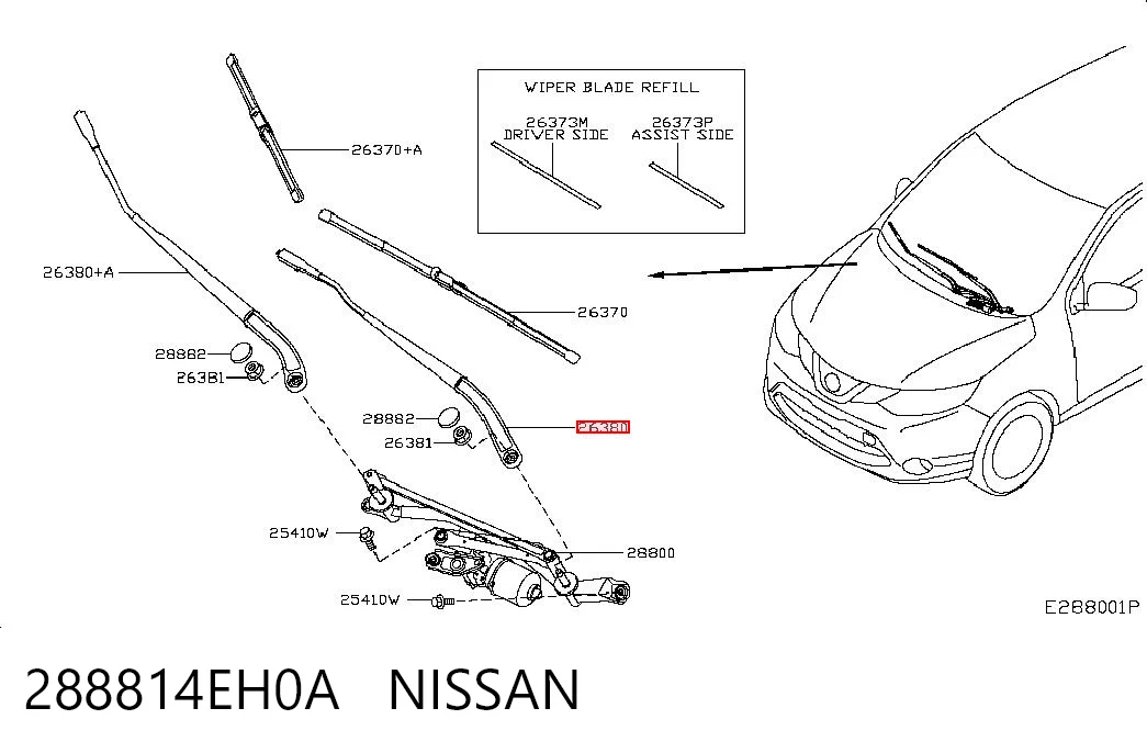 288814EH0A Nissan/Infiniti