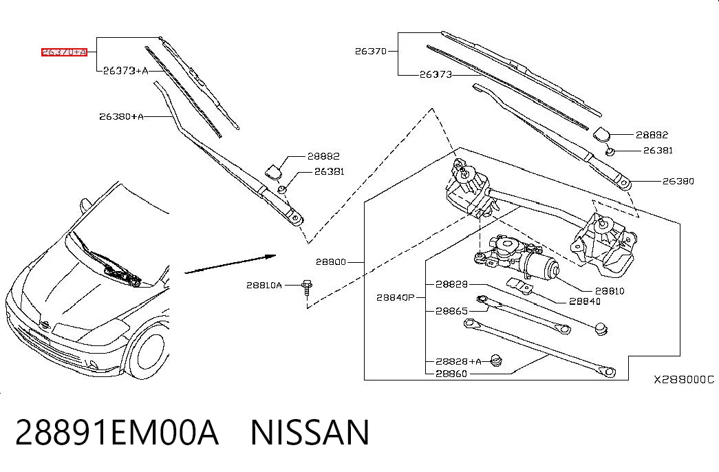 28891EM00A Nissan/Infiniti