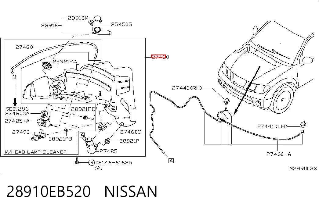 28910EB520 Nissan/Infiniti