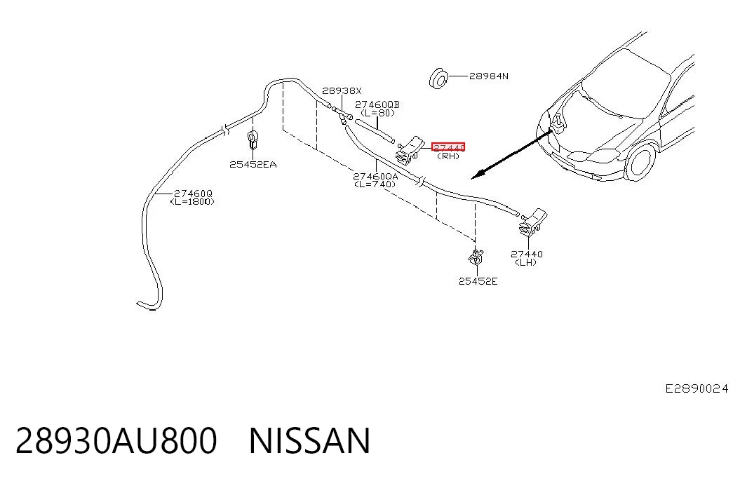 28930AU800 Nissan/Infiniti