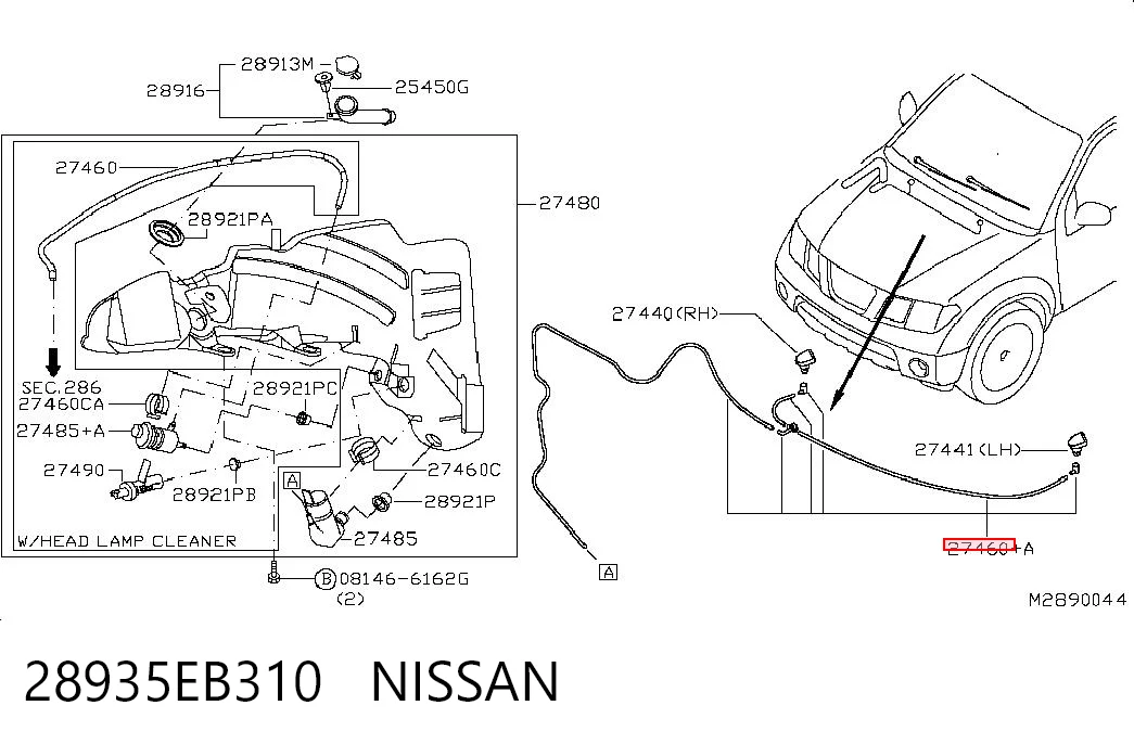 28935EB310 Nissan/Infiniti