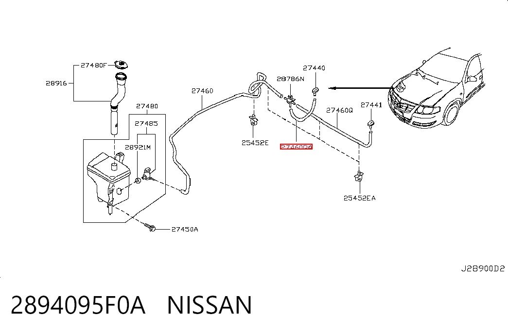 2894095F0A Nissan/Infiniti