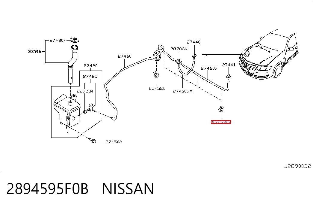 2894595F0B Nissan/Infiniti