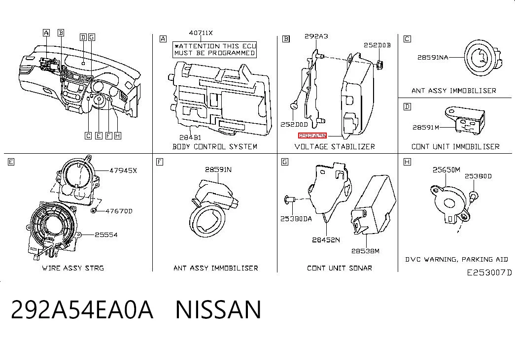 292A54EA0A Nissan/Infiniti