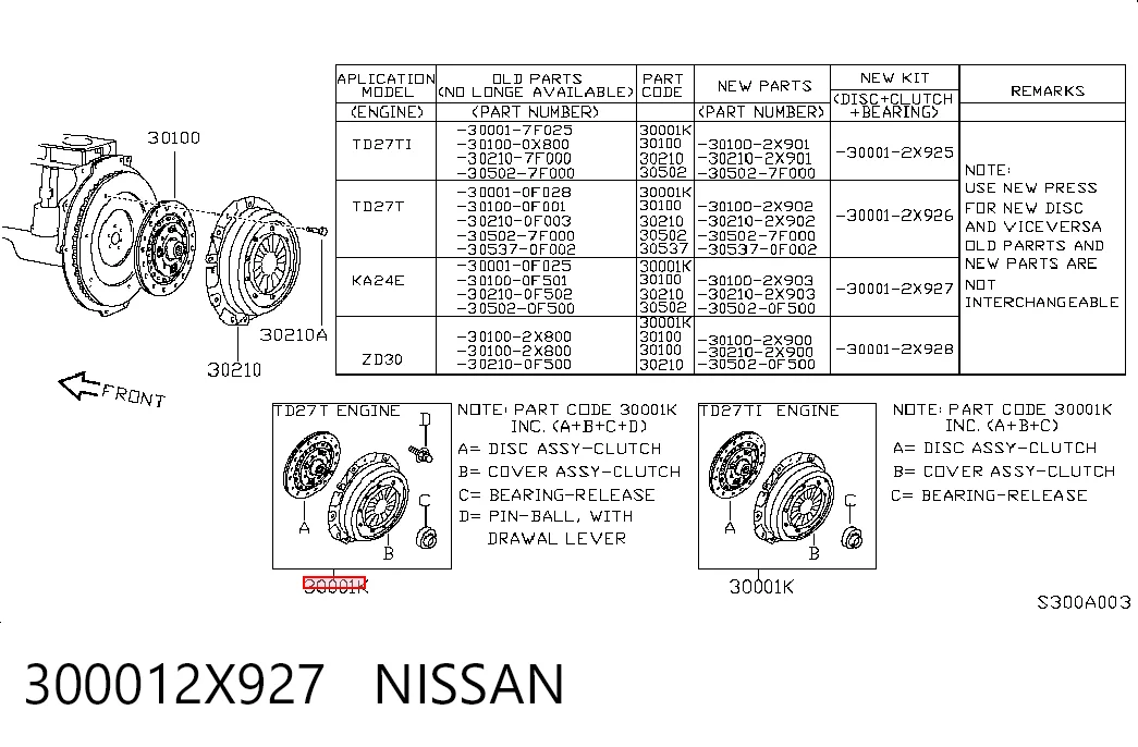 Kit de embrague Exedy NSK2127