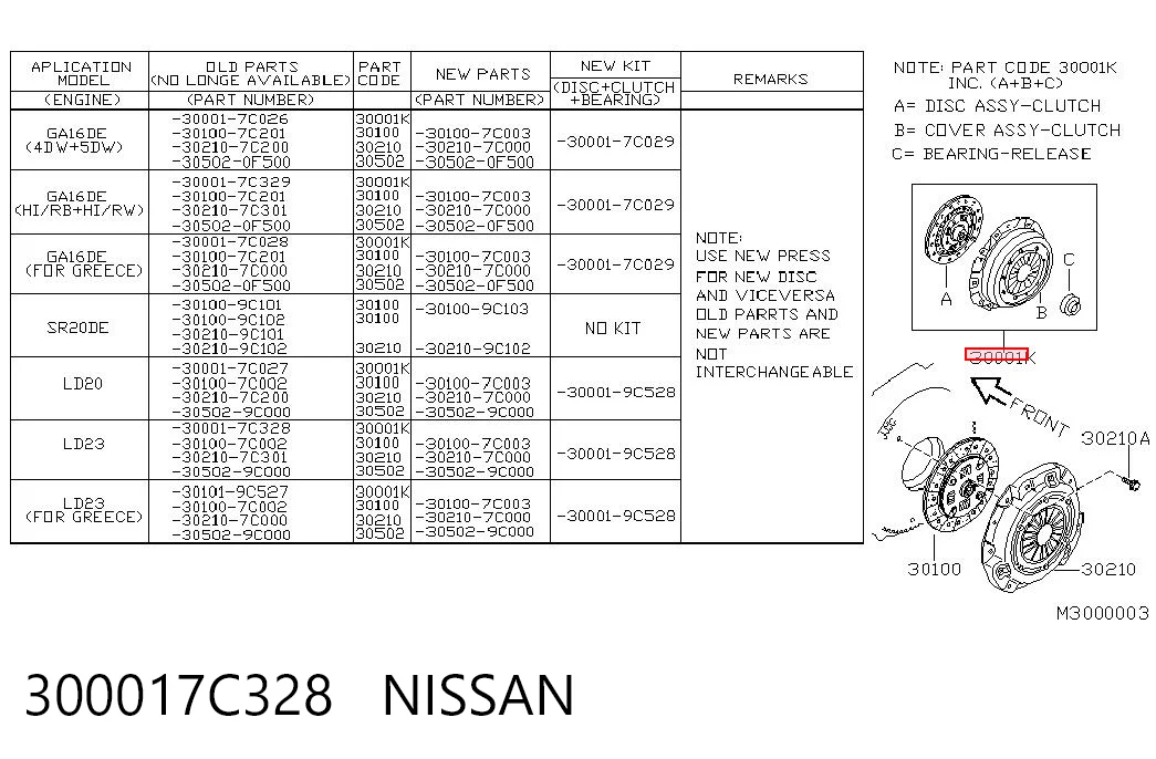 300017C328 Nissan/Infiniti